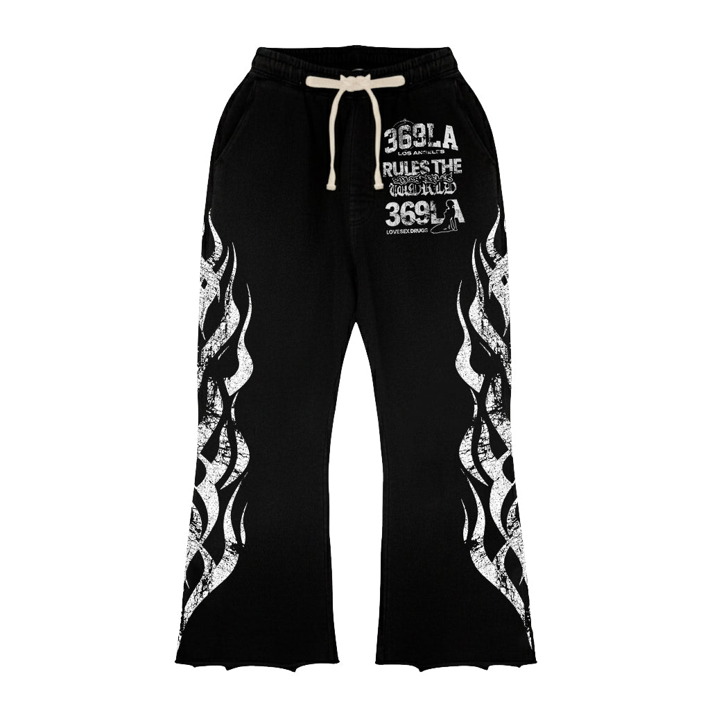 Big Minds Short-Sleeve T-Shirt & Flare Sweatpants Full Set