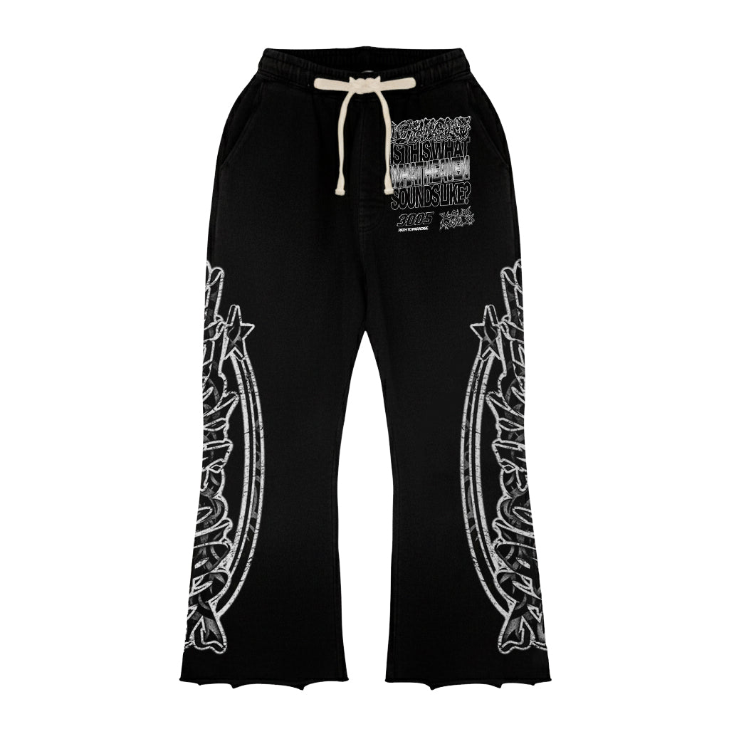 Heavan Sounds Flare Sweatpants