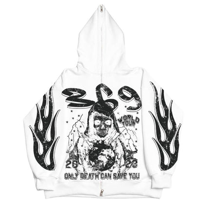 Death Full-Zip Fleece Hoodie