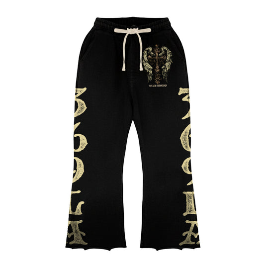 Angel Snake Flare Sweatpants