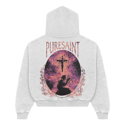 Pure Saint Full-Zip Fleece Hoodie