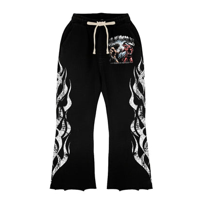 Good Vs Evil Short-Sleeve T-Shirt & Flare Sweatpants Full Set