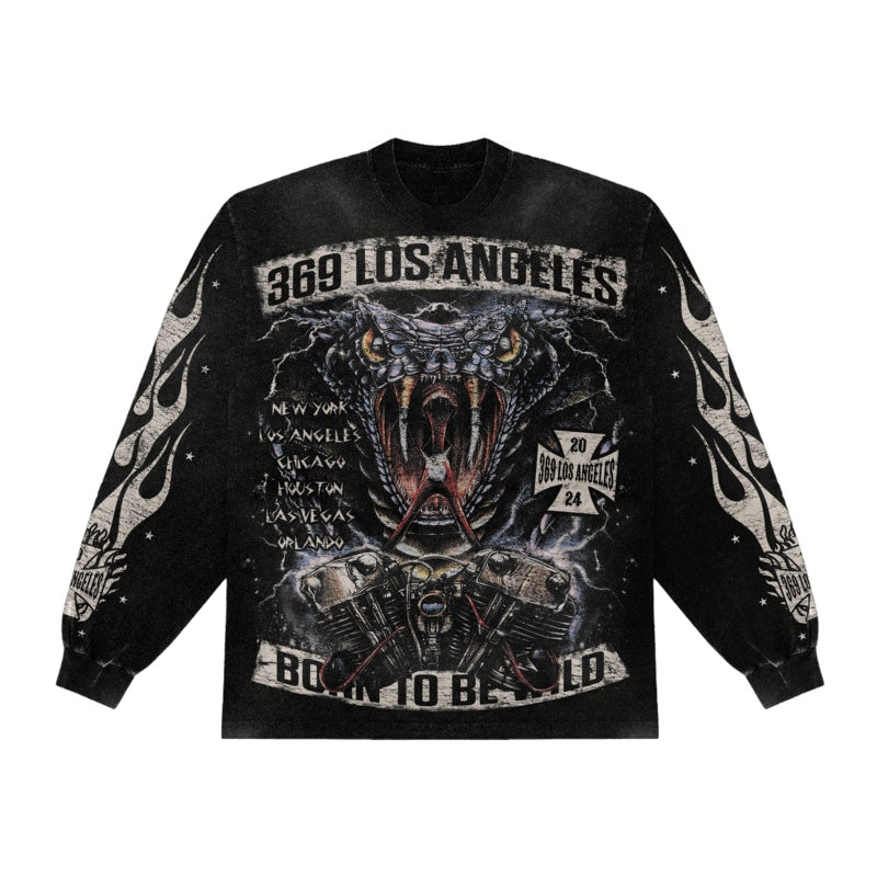 Snake Long-Sleeve T-Shirt