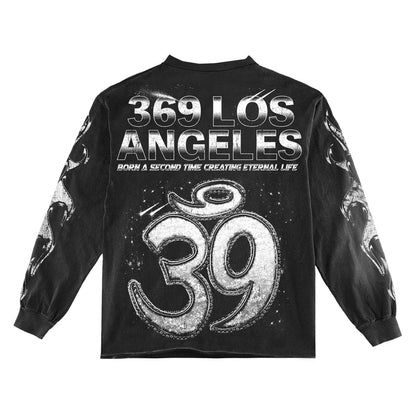 Path To Paradise Long-Sleeve T-Shirt & Flare Sweatpants Full Set