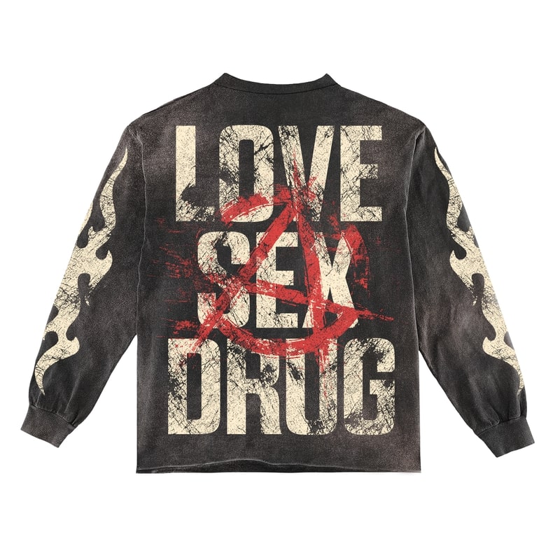 Natural Born Long-Sleeve T-Shirt & Flare Sweatpants Full Set