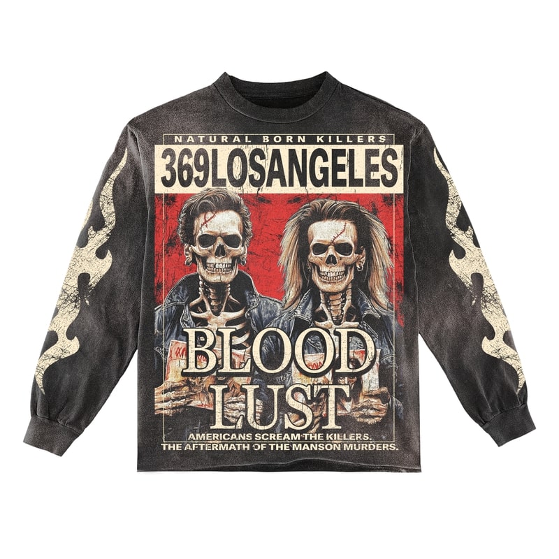 Natural Born Long-Sleeve T-Shirt & Flare Sweatpants Full Set