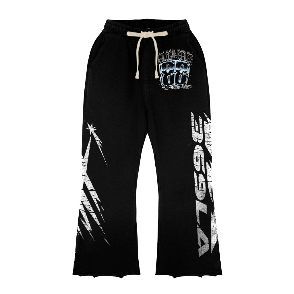 Paradise City Short-Sleeve T-Shirt & Flare Sweatpants Full Set